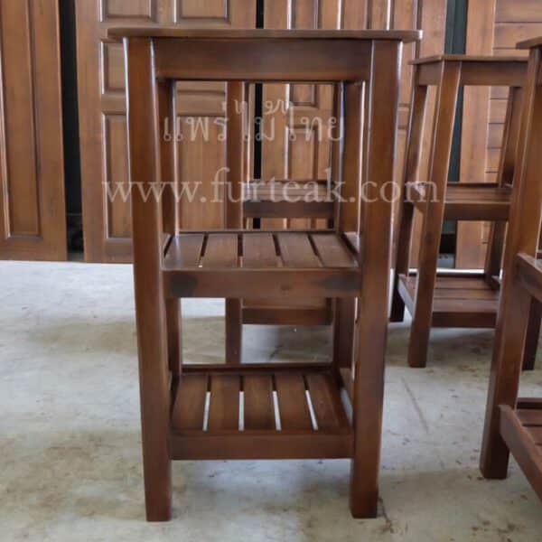 โต๊ะวางของไม้สัก