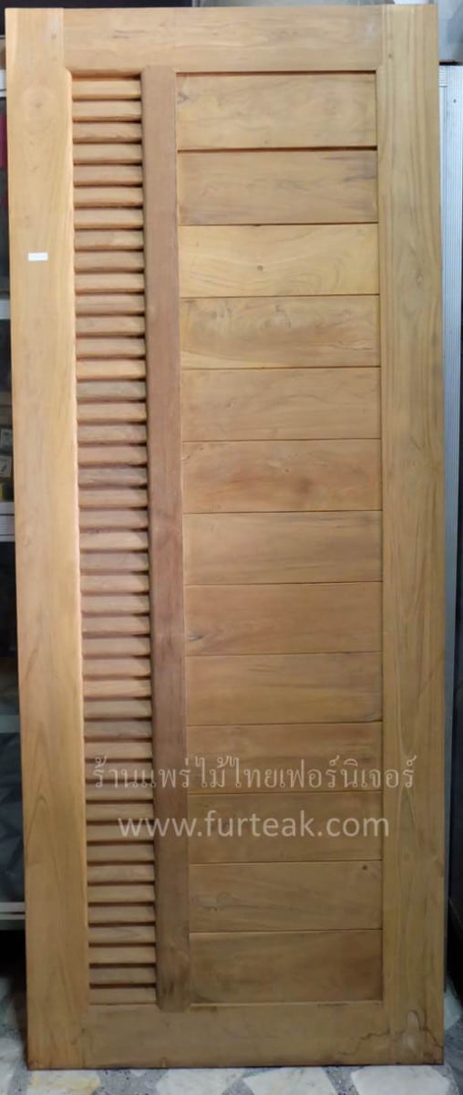 ประตูห้องน้ำบานเกล็ดไม้