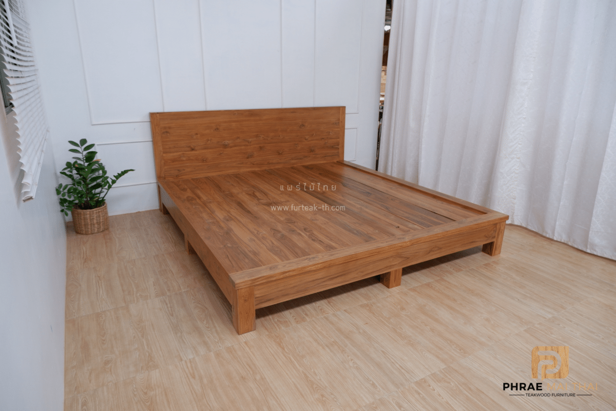เตียงไม้สักญี่ปุ่น